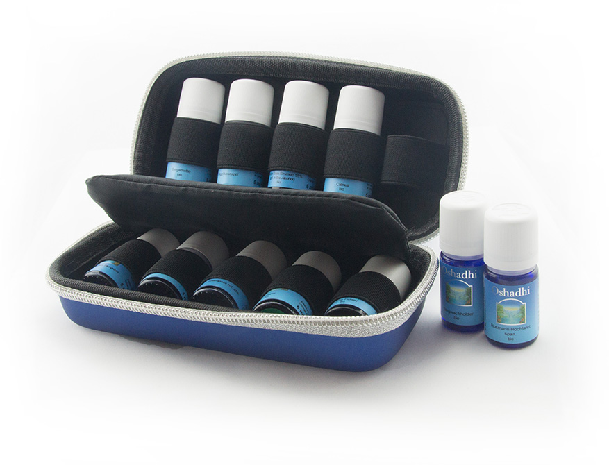 Taschenapotheke für ätherische Öle mittel Oshadhi
